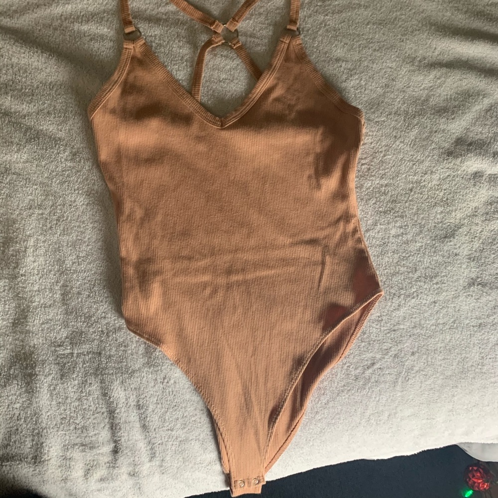 Forever21 Baby Pink Bodysuit